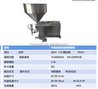 Machine de remplissage semi-automatique de précision à pompe à engrenages pour liquides et pâtes visqueuses – Durable, précise, fiable, robuste, facile à nettoyer