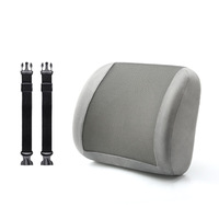 Oreiller ergonomique en mousse à mémoire de forme, pour siège de voiture, coussin de soutien lombaire, pour soulager la douleur des sciatique, pour chaise de bureau