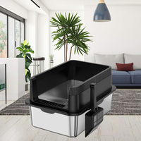 Youbetter OEM Top Seller Bac à litière pour chat en PP écologique, totalement fermé, grande taille 10L, accessoire de nettoyage, pèse 10kg