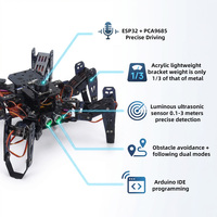 Kit de Robot Araña Hexápodo Biónico Tscinbuny Esp32, Control por Aplicación, Programación, Educación, Kit Maker para ESP32