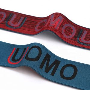 Sangle élastique en jacquard personnalisée, sangle en polyester, ruban élastique en jacquard personnalisé pour sacs - Product Image 2