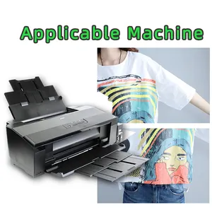 DTF कपड़ा वर्णक स्याही के लिए DTF epson प्रिंटर के लिए गर्मी हस्तांतरण स्याही सफेद स्याही l1800