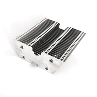 Dissipateur thermique en aluminium sur mesure, à clipser, estampé, haute puissance, profilé en aluminium extrudé usiné