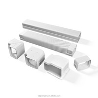 Cache-câbles en PVC moulé par injection pour conduits d'air de climatisation (HVAC) mini-split, usage industriel et domestique, Chine