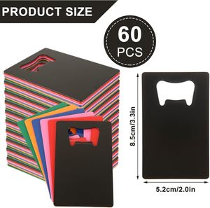 Abridor de Botellas de Cerveza Ecológico de Madera con Forma de Tarjeta de Regalo Promocional Personalizada, Tamaño de Billetera, Tarjeta de Visita, Tarjeta de Crédito de Acero Inoxidable - Product Image 2