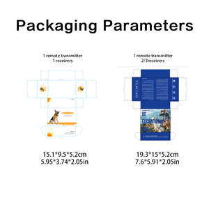 Collier de dressage pour chien à télécommande avec batterie au lithium rechargeable IPX7, fournitures de dressage pour animaux de compagnie en plastique - Product Image 4