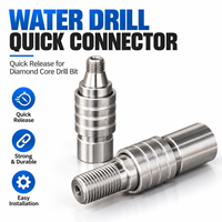 Adaptateur de perceuse à diamant à changement rapide, connecteur à dégagement rapide pour le perçage à l'eau du béton