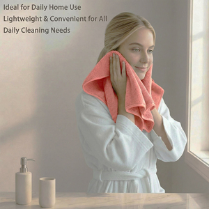 Organic Eco-Friendly Hypoallergenic Solid Color <b>Bath</b> <b>Towel</b> <b>Set</b> for Adults-Soft Durable Skin-Friendly Quick-Dry 100% Polyester - Product Image 2