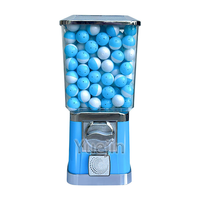 Distributeur automatique de bonbons à monnayeur pour enfants, jouets en métal et plastique en forme de capsule cylindrique
