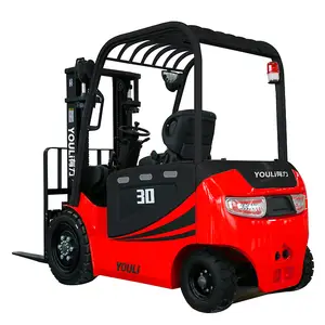 Çin ucuz fiyat 2.5 ton taşınabilir akıllı pil küçük elektrikli kamyon manuel Mini elektrikli Forklift satılık