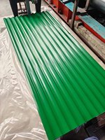 Tôle de Toiture en Fer Galvanisé Prépeinte Colorée, Tôle Métallique Ondulée pour Toiture, Service de Découpe, Modèle G550, Marque XCY