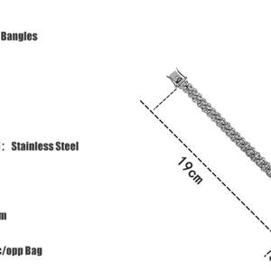 Fabricante de Joyería Personalizada, Pulseras Cubanas con Diamantes CZ, Cristales, Estilo Hip Hop, Accesorios de Joyería Modernos, Directo de Fábrica - Product Image 3