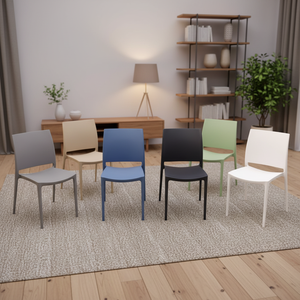 <span class=keywords><strong>Sillas</strong></span> de Plástico Coloridas para Restaurante, <span class=keywords><strong>Diseño</strong></span> Económico, <span class=keywords><strong>Sillas</strong></span> de Plástico para Cafetería, Mesas y <span class=keywords><strong>Sillas</strong></span> para Exterior - Product Image 1