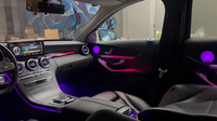 Pour Mercedes-Benz Classe C W205 et GLC X253 : Kit d'éclairage d'ambiance intérieur Symphony pour améliorer l'atmosphère des modèles C-Class et GLC