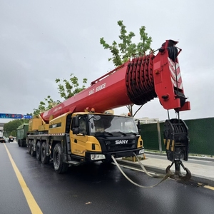 משומש sany 160ton מנוף-יד שנייה נייד מנוע מקורי הידראולי הידראולי 64 מ 'גובה הרמה מעולה מצב גבוה - Product Image 5