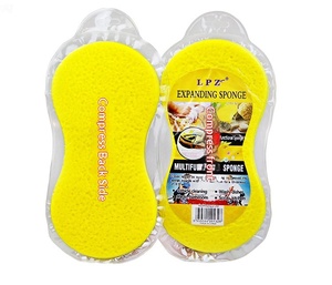 Éponge de nettoyage et de polissage pour voiture, grande taille, en mousse haute densité, compressée sous vide, en forme de 8 - Product Image 4