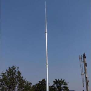 Poteau de tour de télécommunications et radar autoportant en acier galvanisé à chaud avec protection contre la foudre, tailles personnalisées, durée de vie 20-50 ans - Product Image 2