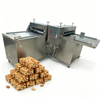 Machine automatique de fabrication de barres de céréales, de noix et de cacahuètes, machine de moulage et de découpe de barres de bonbons aux cacahuètes