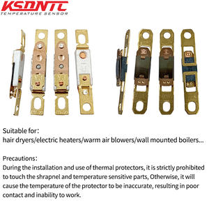 Interruptor Térmico Bimetálico Cerâmico/Bakelite ST-12 10A 250V 60-150 Graus Protetor de Corte para Secador de Cabelo - Product Image 5