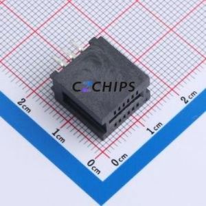 HED12LP03BK Gold Finger Connector Through hole Component (THT),P=1.27mm Connector EDGE SLOT 1.27mm 12P Through Hole - Product Image 1