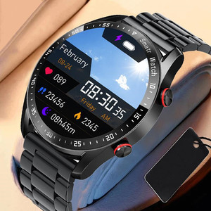<span class=keywords><strong>Reloj</strong></span> Inteligente Deportivo para Hombre, Resistente al Agua IP67, Pantalla Táctil IPS con Esfera Grande de Silicona, Monitoreo de Salud, Contesta Llamadas, Calendario - Product Image 3