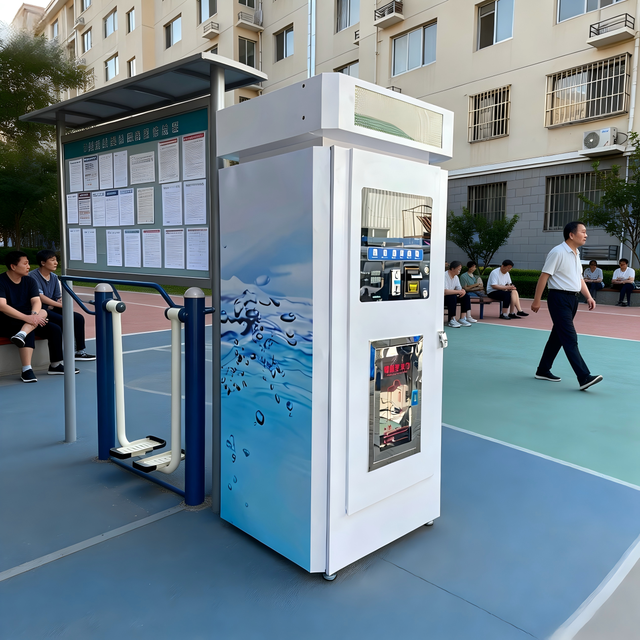 800 Gallons Automatic Pure Water Vending Machine SDK Enabled Wi-Fi Makes Alkaline Sparkling Water Full Safe Water Filtration