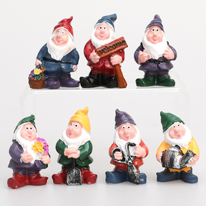 <span class=keywords><strong>Juego</strong></span> <span class=keywords><strong>de</strong></span> 7 figuras <span class=keywords><strong>de</strong></span> Gnomo <span class=keywords><strong>de</strong></span> Navidad <span class=keywords><strong>de</strong></span> poliresina pintadas al por mayor - Product Image 1