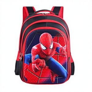 Mochila 3D <span class=keywords><strong>de</strong></span> <span class=keywords><strong>Spiderman</strong></span>, Material <span class=keywords><strong>de</strong></span> Nailon Oxford, Diseño <span class=keywords><strong>de</strong></span> Dibujos Animados Impermeable, para Uso Escolar - Product Image 4