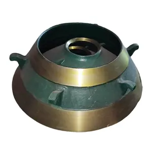 Factory Processed High Manganese Steel Cone Crusher Accessories Spare Parts For Mining Machine Mantle And Bowl Liner
