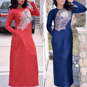 H & D Venta caliente diseño de vestido nueva moda <span class=keywords><strong>vestidos</strong></span> de <span class=keywords><strong>cena</strong></span> africanos <span class=keywords><strong>para</strong></span> el precio al por mayor - Product Image 2