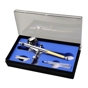 Aerógrafo Artístico 130 de Doble Acción con Alimentación por Gravedad, 0.3mm 0.5mm, Velocidad Ajustable, Portátil, para Arte de Uñas, Maquillaje, Tatuajes y Obras Artísticas - Product Image 1