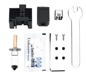 TZ2.0 aggiornamento Hotend con rompicotermo in lega di titanio e ugello in acciaio temprato per Bambu Lab X1/P1P serie 0.25/0.4mm/0.6mm/0.8mm - Product Image 1