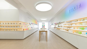 Diseño de Tienda de Perfumes de Lujo, Mostrador de Exhibición de Perfumes Personalizado, Stand Moderno para Tienda de Cosméticos de Belleza - Product Image 3