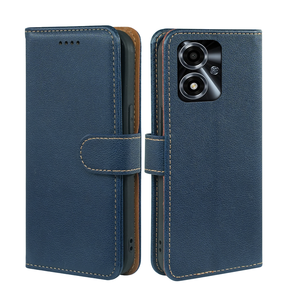 Funda de cuero para billetera Litchi, ranuras para tarjetas, bloqueo Rfid, funda de teléfono con tapa magnética para Cricket Debut <span class=keywords><strong>S3</strong></span> Icon 6 Dream 5G - Product Image 5