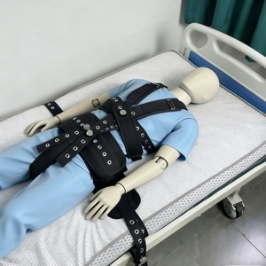 Ensemble de contention 3-en-1 pour épaules, taille et entrejambe, ceinture de positionnement patient à verrouillage magnétique, dispositifs de contention pour lit patient pour soins agités et <span class=keywords><strong>BDSM</strong></span> - Product Image 2