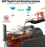 Goedkope ijsmachines voor slushpuppy's, industriële machines voor bevroren dranken, commerciële slushmachines