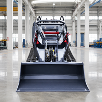 Mini-chargeuse sur chenilles diesel 1000kg 300kg 600kg avec livraison gratuite à vendre