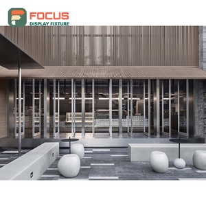 Vitrina Profesional para Café con Panel de Vidrio Templado, Área de Exhibición de Mercancía, Vitrina para Cafetería - Product Image 2