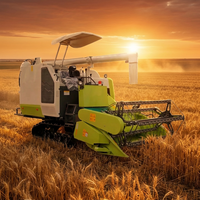 Moissonneuse-batteuse Wubota à haute productivité et entièrement personnalisable pour riz paddy avec alimentation complète