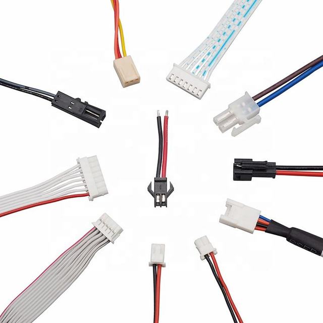 Smart 1.0mm 1.25mm 1.5mm 2.0 2.54mm 2/3/4/5/6 Pin Connector Electric Wire & Female Plug SH JST ZH PH XH Custom Cable Assembly