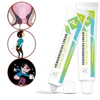 Baume anti-hémorroïdes interne et externe efficace avec logo personnalisé, crème anal pour soulager la douleur des hémorroïdes, provenant de Chine
