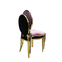 Chaises de banquet en acier inoxydable de haute qualité pour hôtels, restaurants, événements, fêtes et villas - Meubles d'hôtel en gros