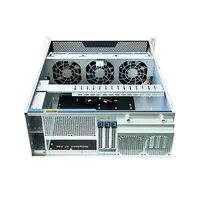 Châssis métallique ATX Mid-Tower 4U pour montage en rack, serveur de stockage IA, vidéo, audio, GPU, stockage HDD, haute performance pour l'informatique