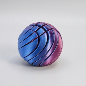 3D Printed Slime Dragon <b>Egg</b> Twisty Fidget Toy, Transformable Push-Pull Stress Relief Desktop <b>Decor</b> for Kids & Adults - Product Image 3