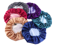 Bonnet extensible pour cheveux bouclés Bonnet en soie pour cheveux naturels Bonnets pour femmes noires