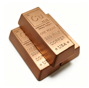 Lingot <span class=keywords><strong>de</strong></span> <span class=keywords><strong>cuivre</strong></span> pur à 99,9 % <span class=keywords><strong>de</strong></span> 1 lb (0,999 kg) – Barre <span class=keywords><strong>de</strong></span> <span class=keywords><strong>cuivre</strong></span> pur <span class=keywords><strong>d</strong></span>'<span class=keywords><strong>un</strong></span> kilogramme – Fabrication professionnelle – Faible MOQ – Investissement en poids - Product Image 2