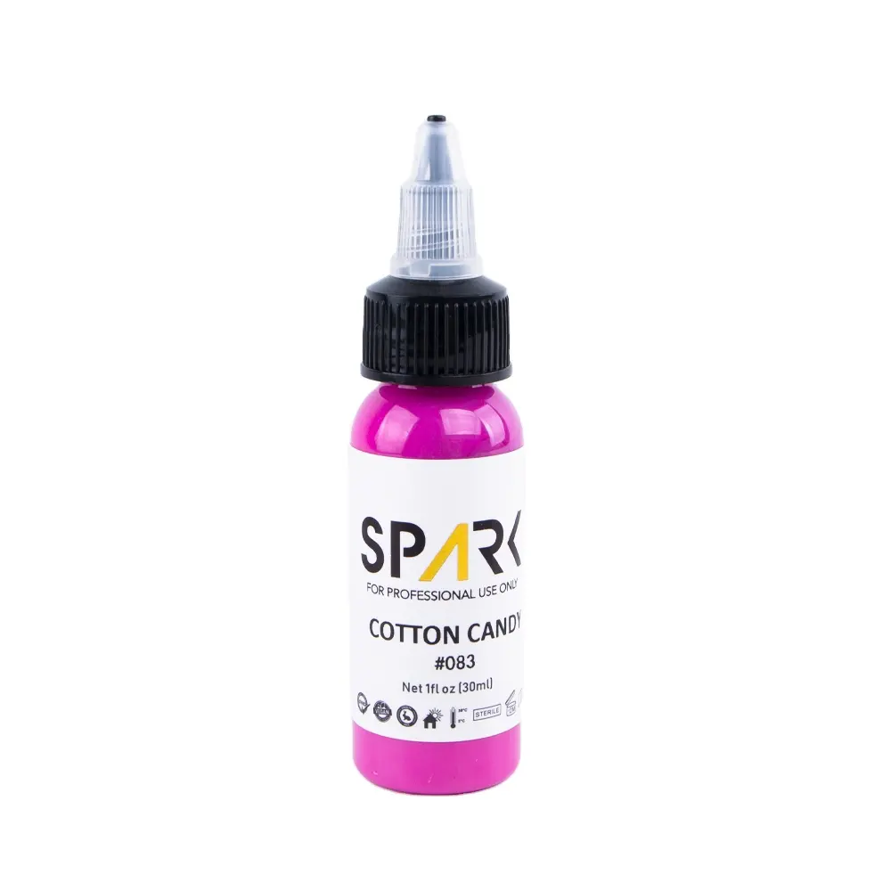 Spark bán buôn Tùy chỉnh cao cấp 1oz 30ml mỹ phẩm hữu cơ tự nhiên tốt nhất không độc hại sắc tố tạm thời Tattoo Ink