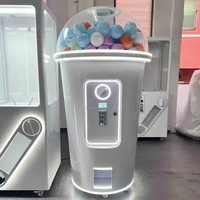 Distributeur automatique de capsules multicolores et durables pour centre commercial, avec jeux d'œufs surprise, gachapons et capsules de thé aux perles
