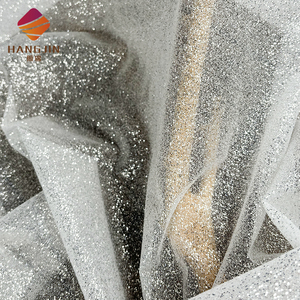 Quyến rũ glitters Tulle lấp lánh đầy đủ long lanh tất cả hơn Bạc Sequins tổng thể pháp lưới ren Bridal Tulle vải cho đám cưới - Product Image 4