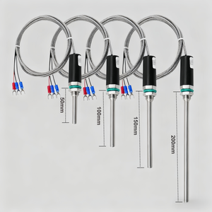 جهاز استشعار درجة الحرارة <span class=keywords><strong>Pt100</strong></span> من البلاتين المقاوم للصدأ المقاوم للصدأ المقاوم للصدأ المقاوم للصدأ المقاوم للصدأ المقاوم للماء 50/، 50/من/، - Product Image 3